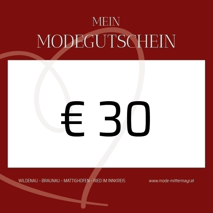 Gutschein 30 Euro