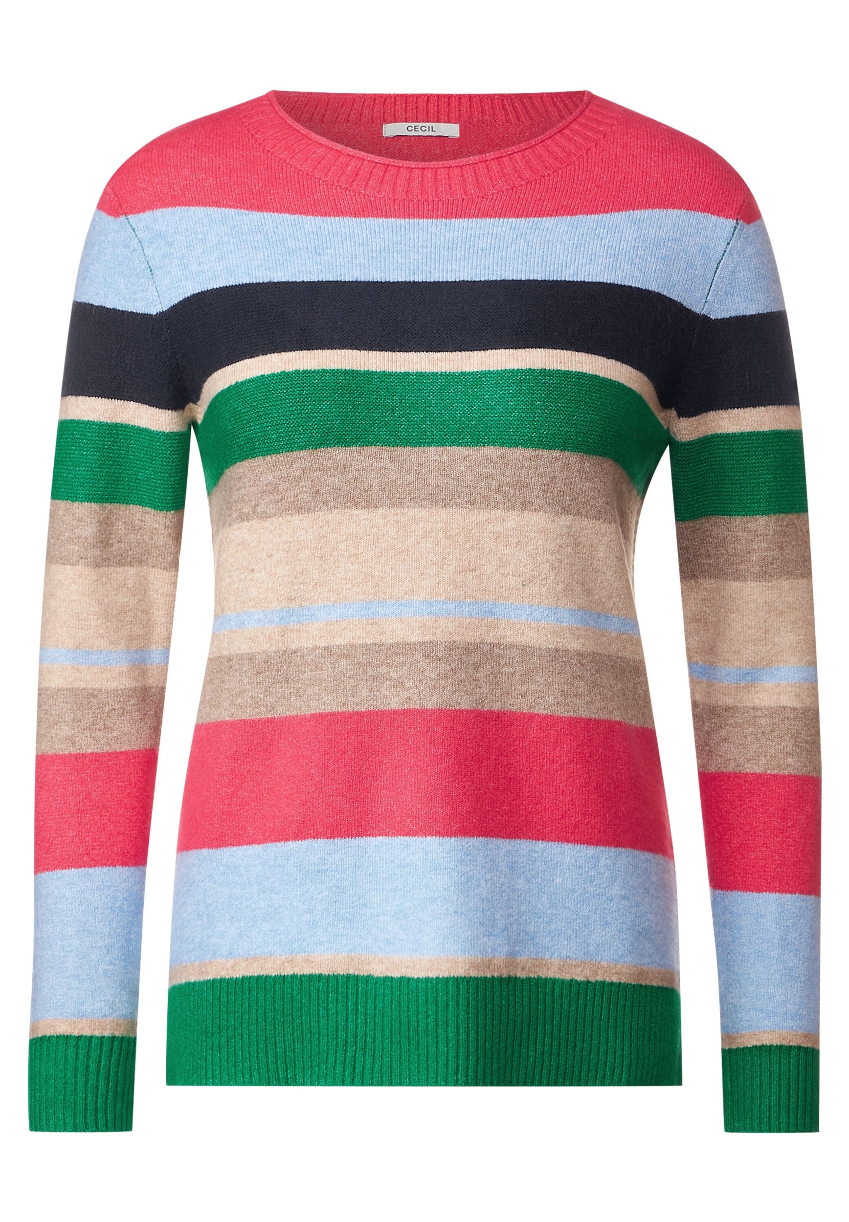 Pullover Cosy Multicolor Stripe | XS | cosy coral melange | B302551-35271-XS