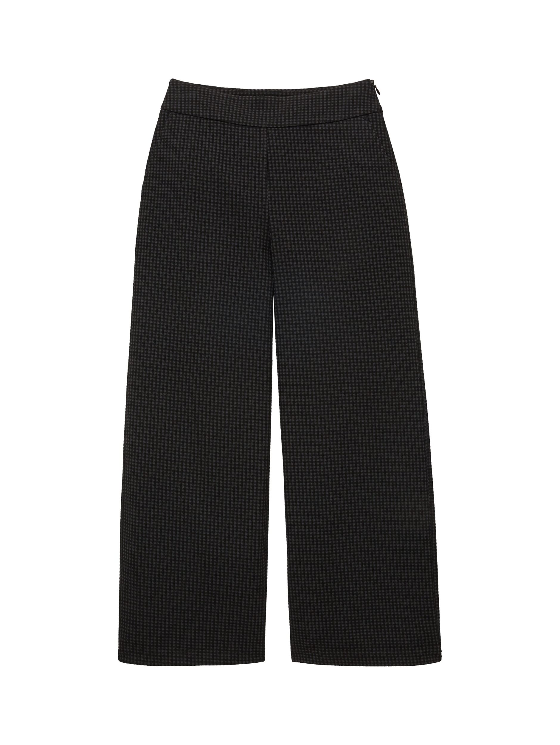 pants checked culotte