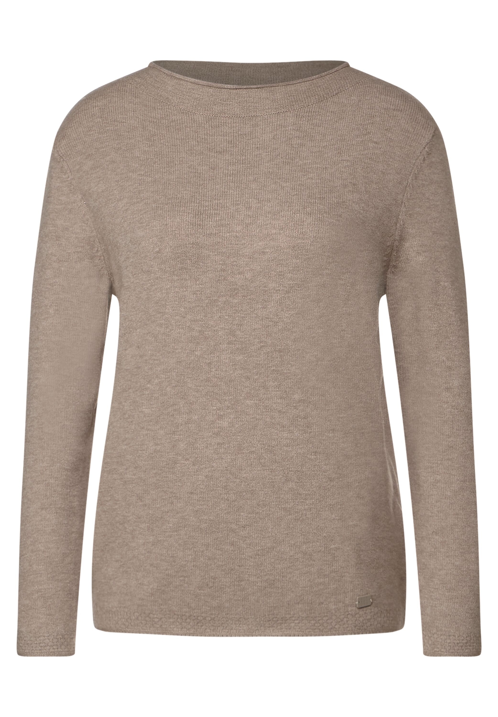 LTD QR basic spring melange shirt | A320678-15379-40 | | lurex 40 sand