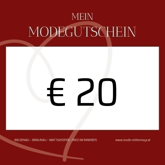 Gutschein 20 Euro