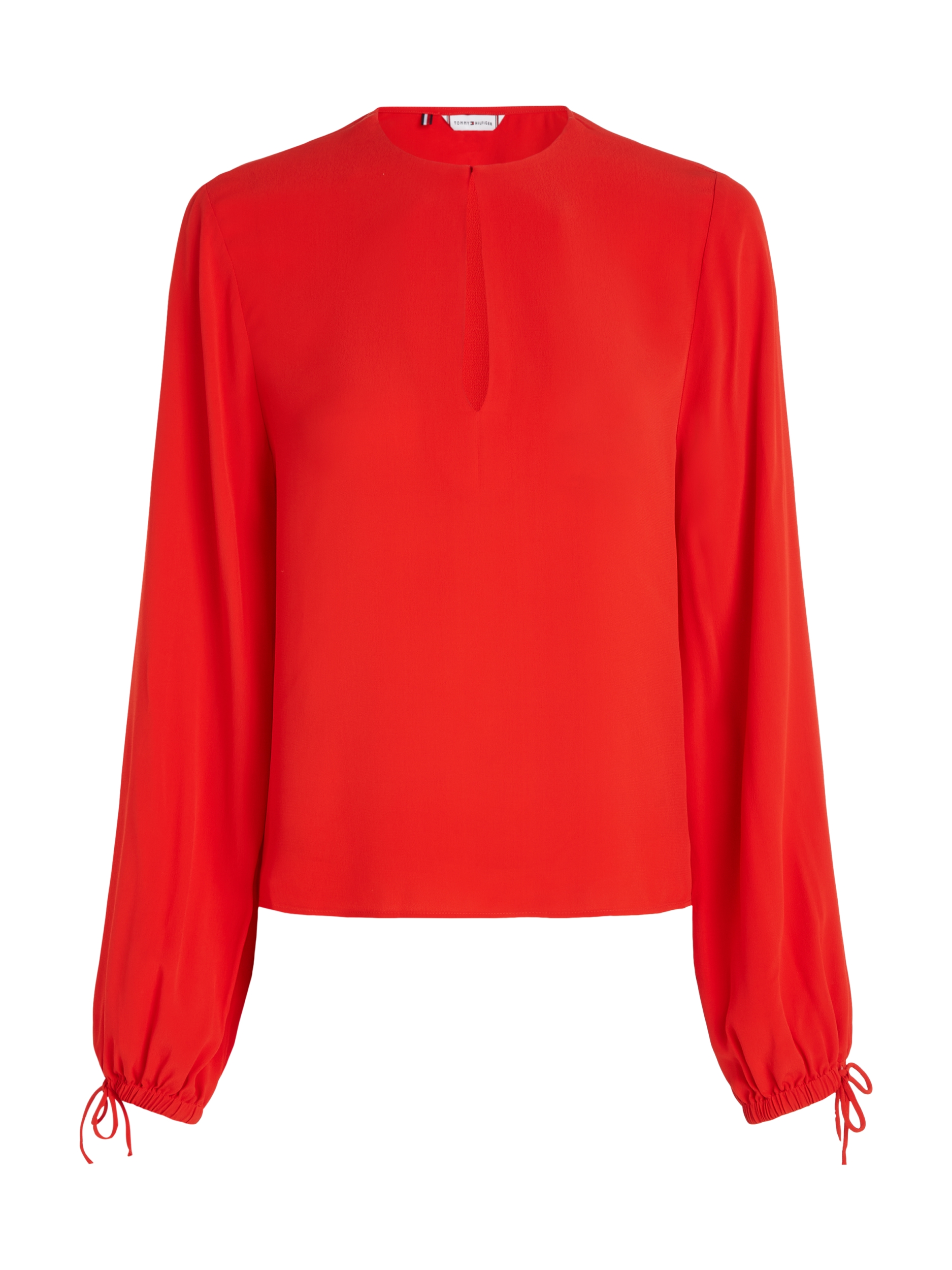 VISCOSE CREPE SOLID VN BLOUSE