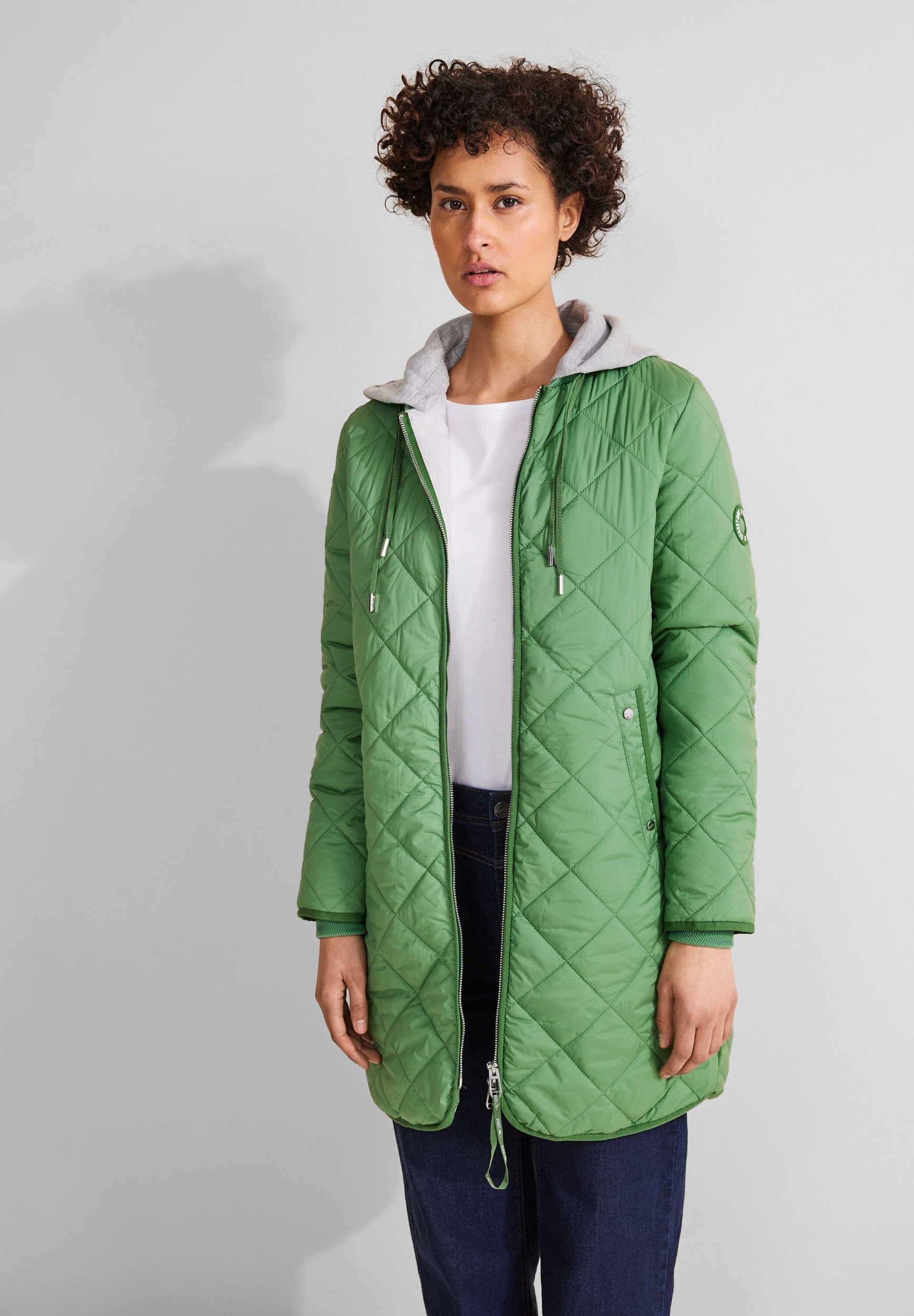 Light Padded Coat w. removable
