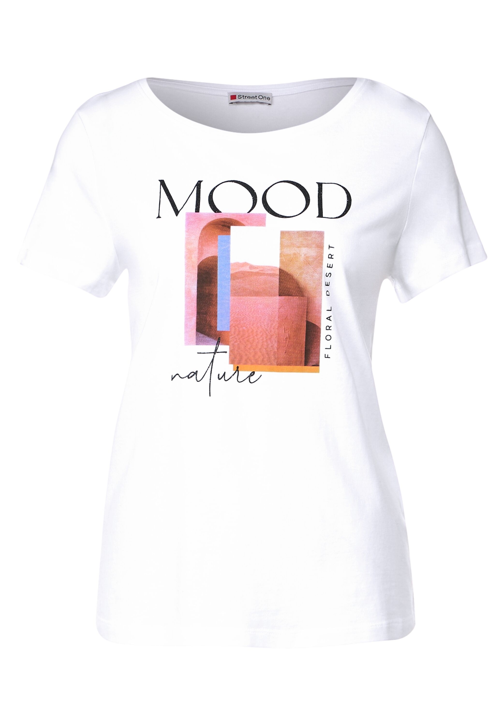 shirt 40 | print white part MOOD | | A320069-30000-40