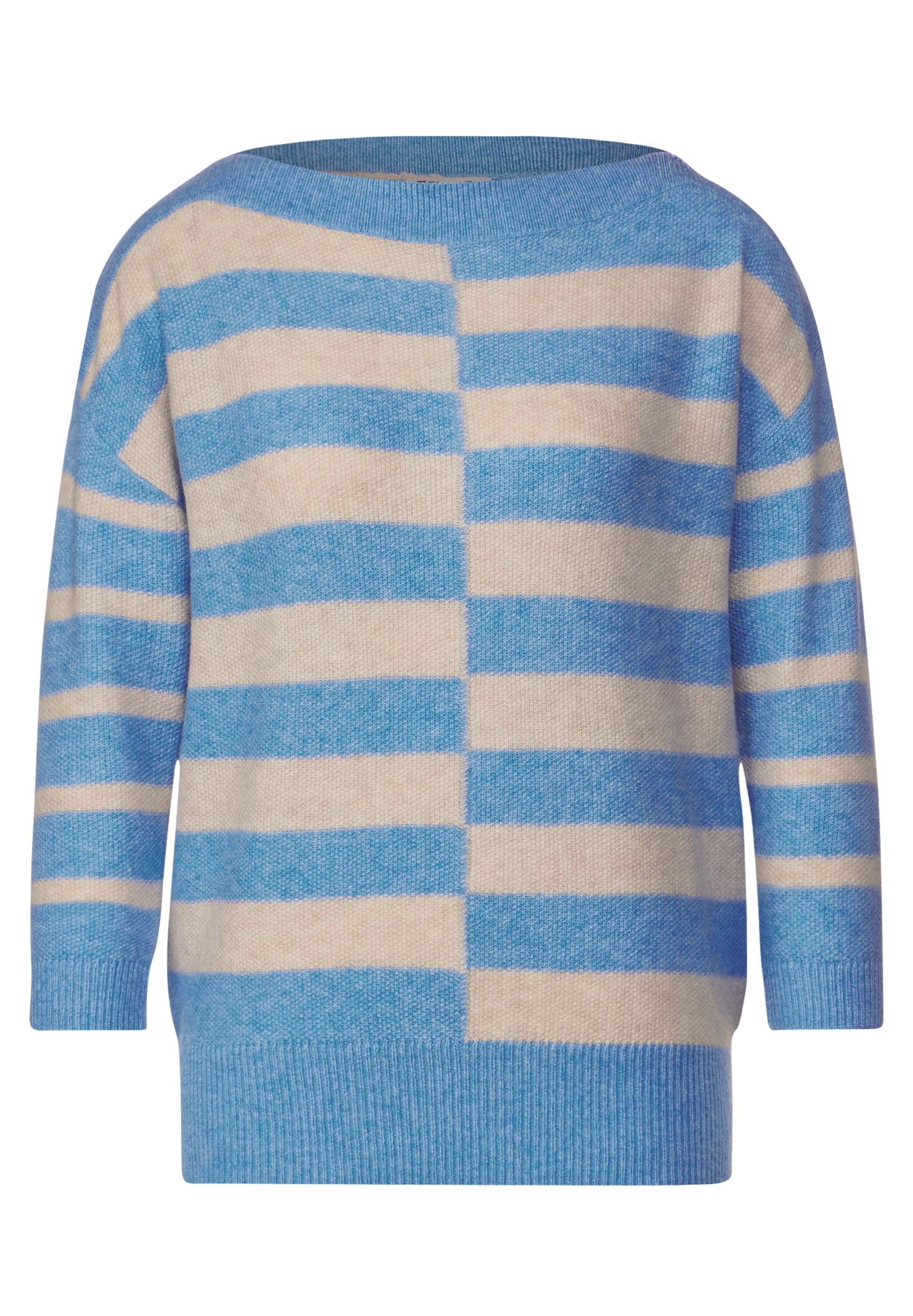 LTD QR striped u-boat sweater