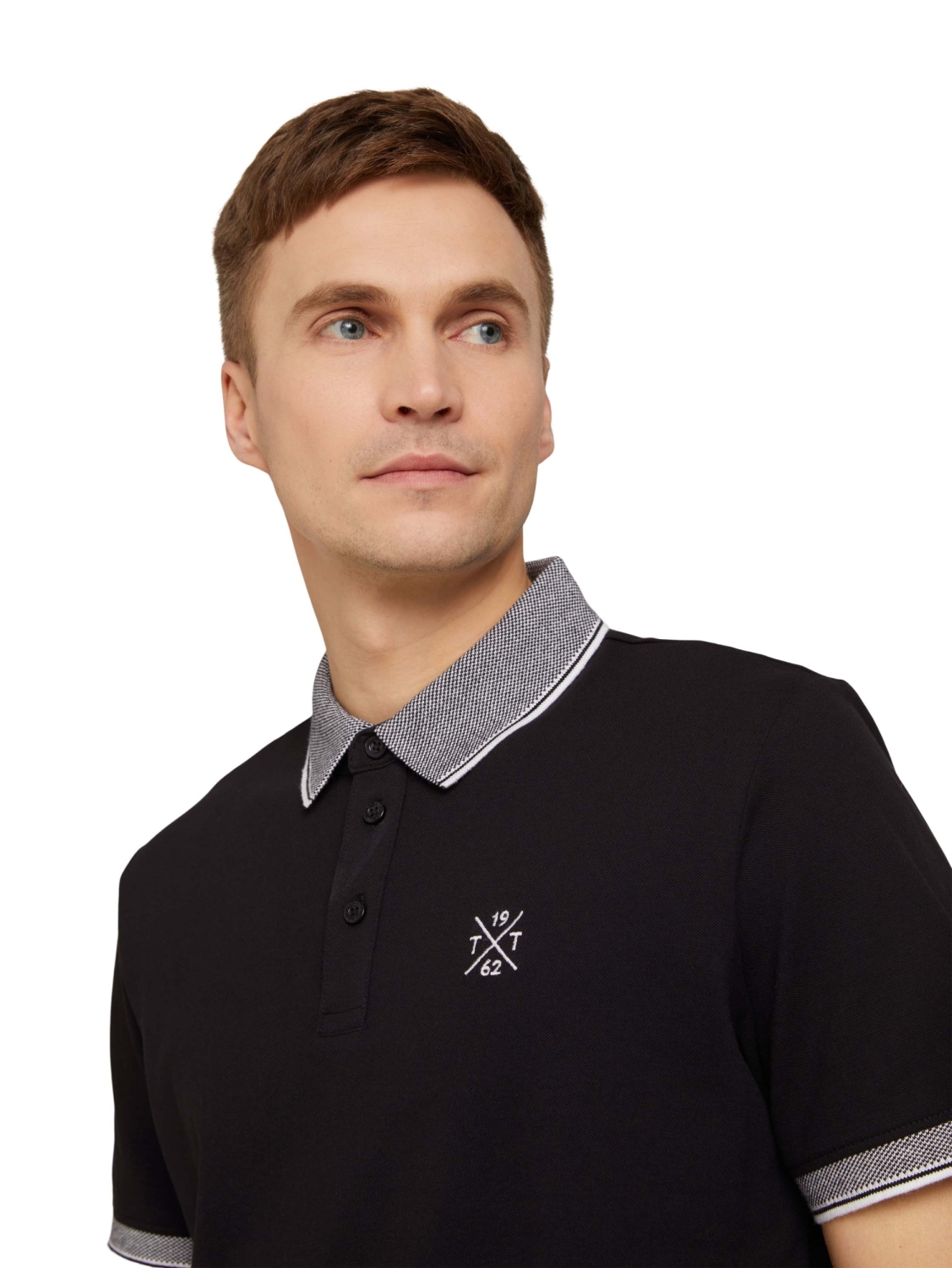 Polo with chest embro