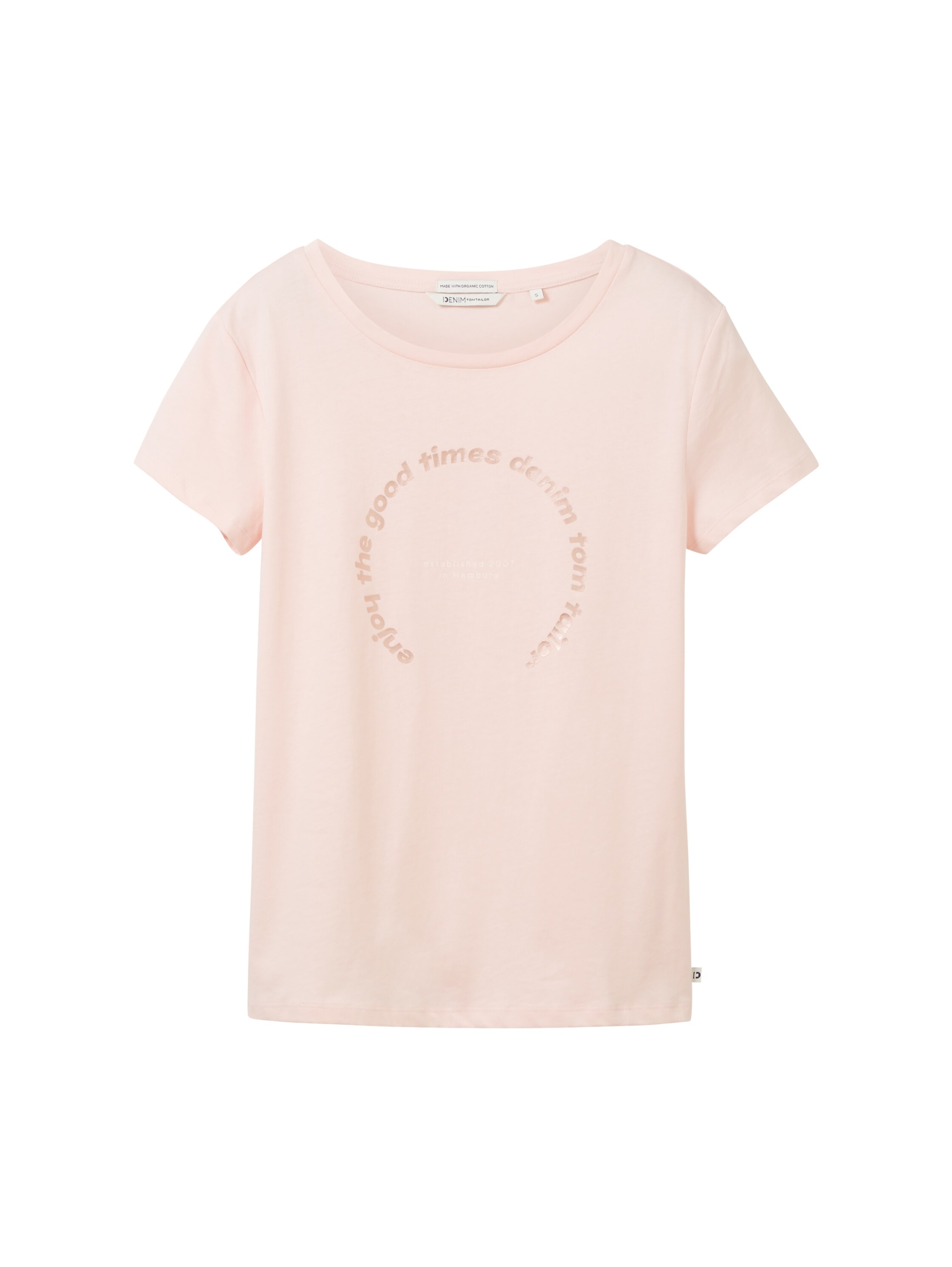 print | with | light M 1038353-14557_Light-M T-shirt rose | english fitted