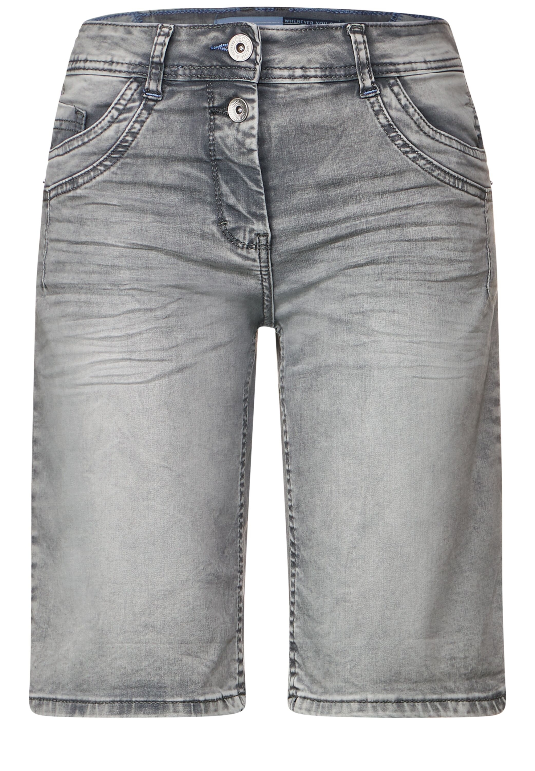 Style NOS Scarlett | grey | 34 B376016-10573-34 Grey | washed Shorts