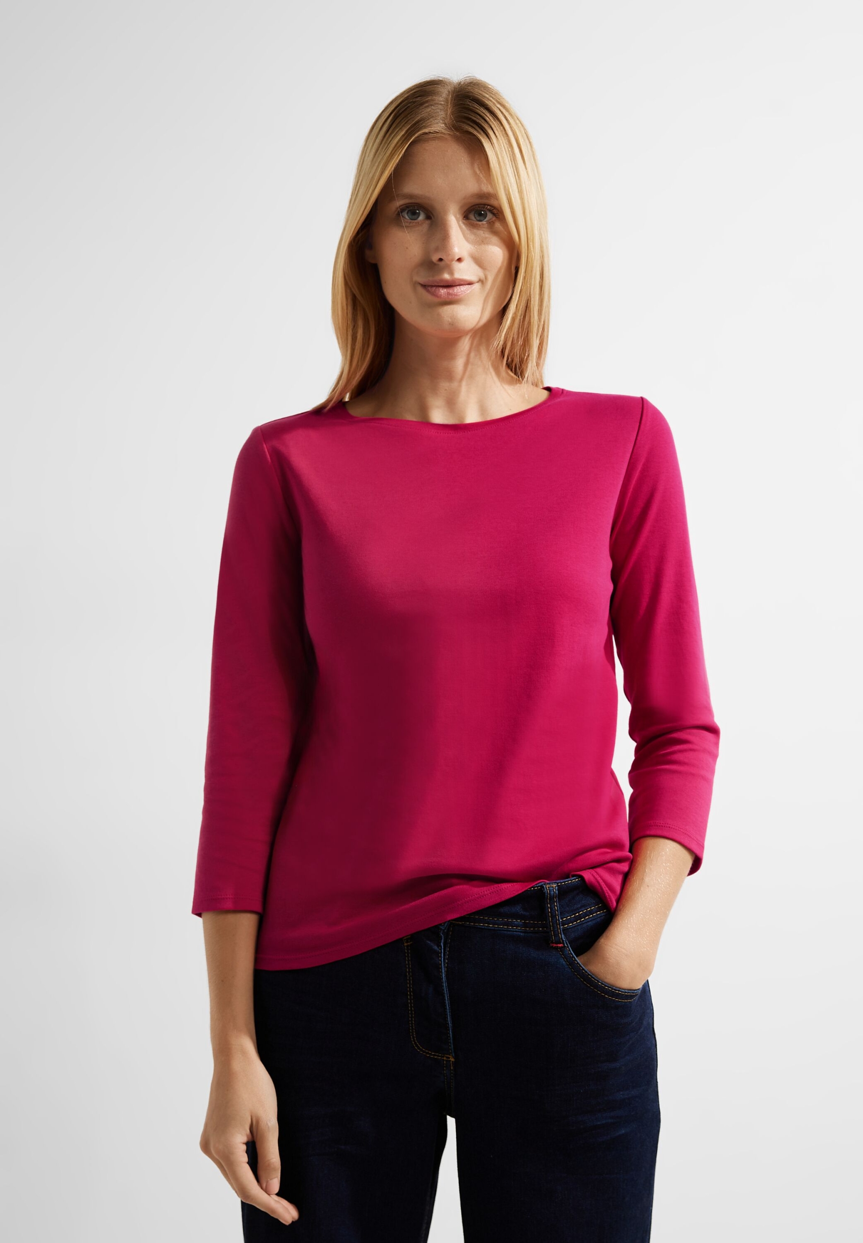 coral B317389-15068-M cosy M Boatneck | Shirt | 3/4-Arm |