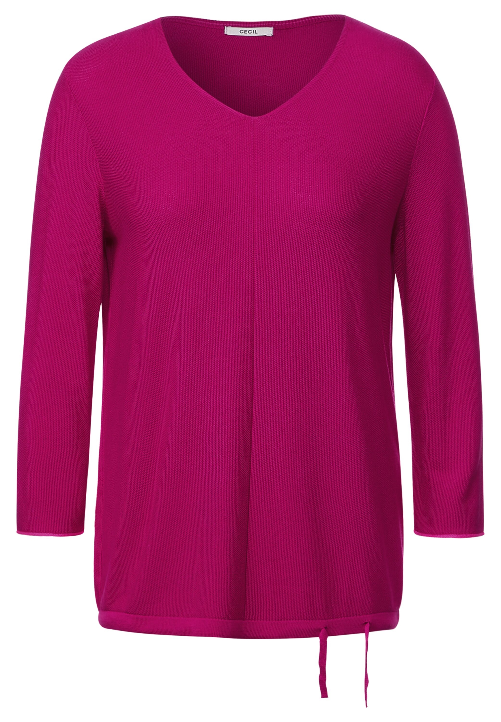 Structured V-Neck Pullover | pink cool XXL B302436-15095-XXL | 