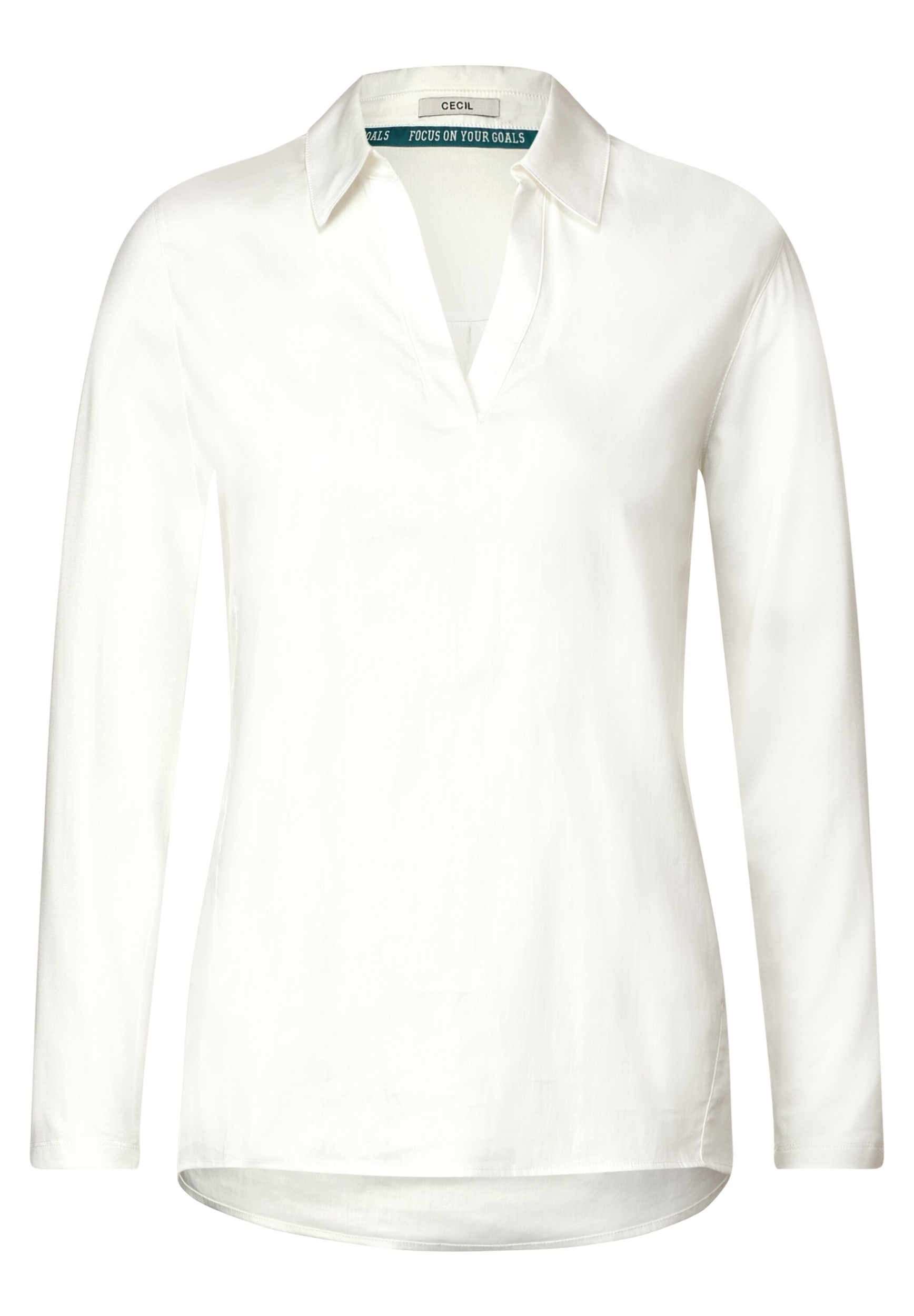 B344203-13474-XXL | white | Jersey XXL Bluse Sleeves | vanilla