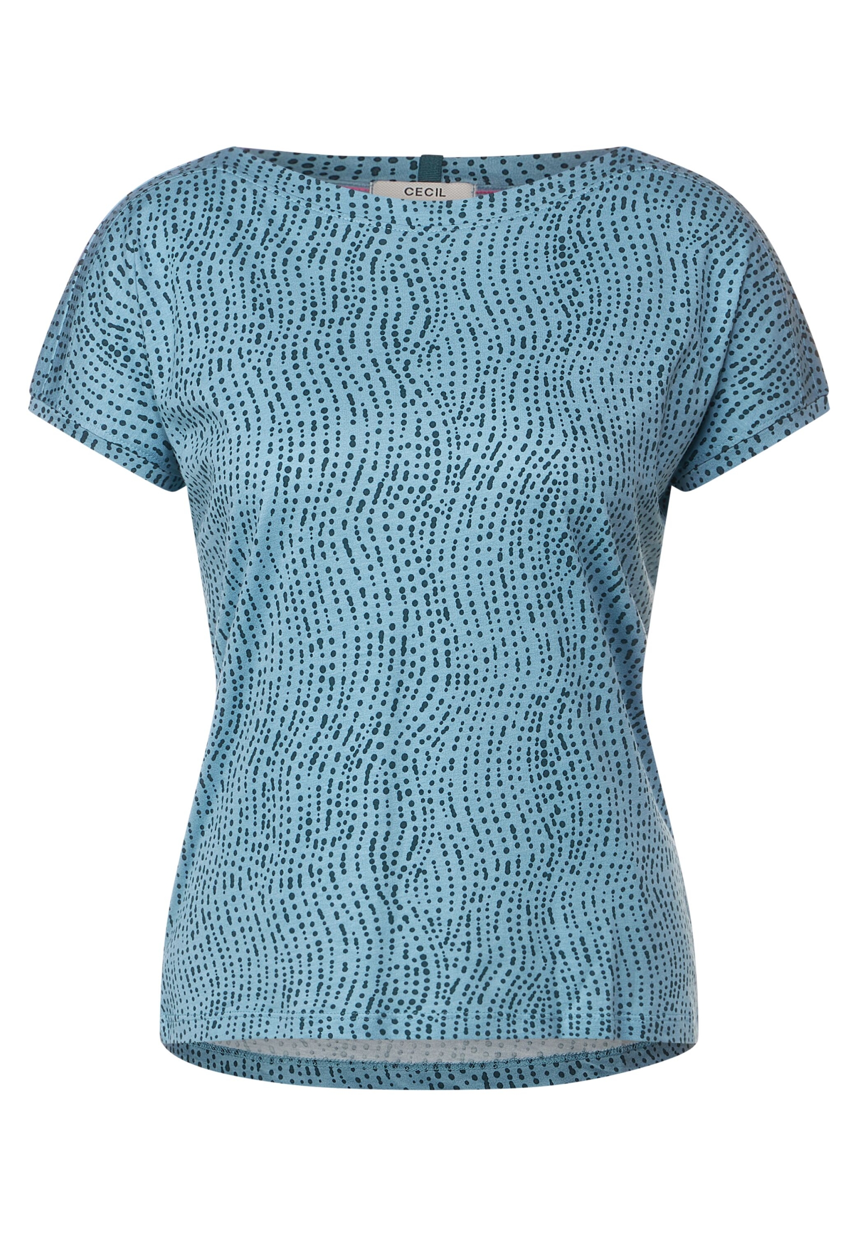 T-Shirt Dotted B320331-24931-XL | adriatic | Weave XL | AOP blue TOS
