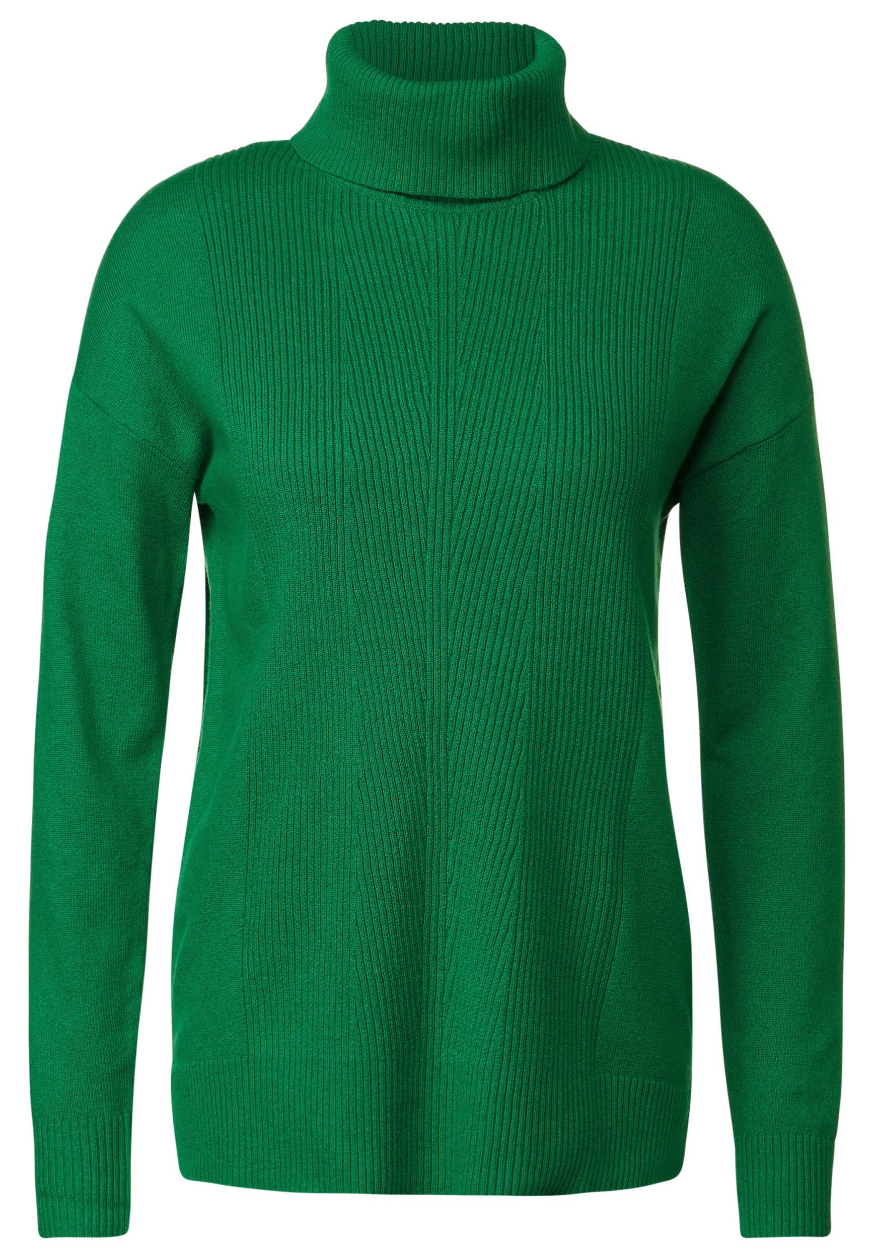 Cosy Rib-Mix Pullover | XS | bright green melange | B302423-15279-XS