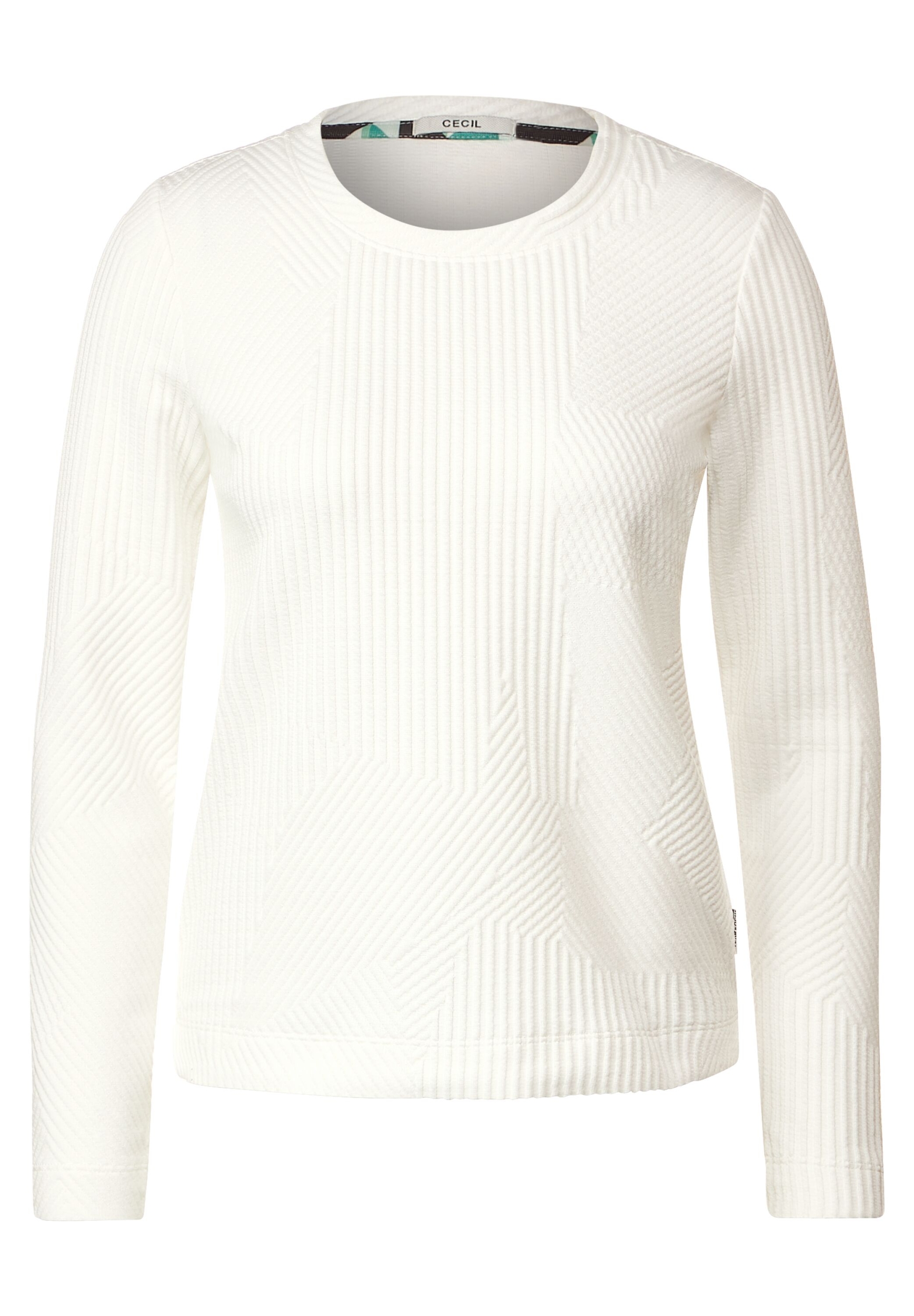 Cropped Shirt structure Sweatshirt B320660-13474-L | L | | vanilla white