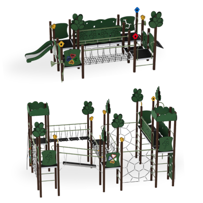Rope Bridge with Ramps | 4240EPZ