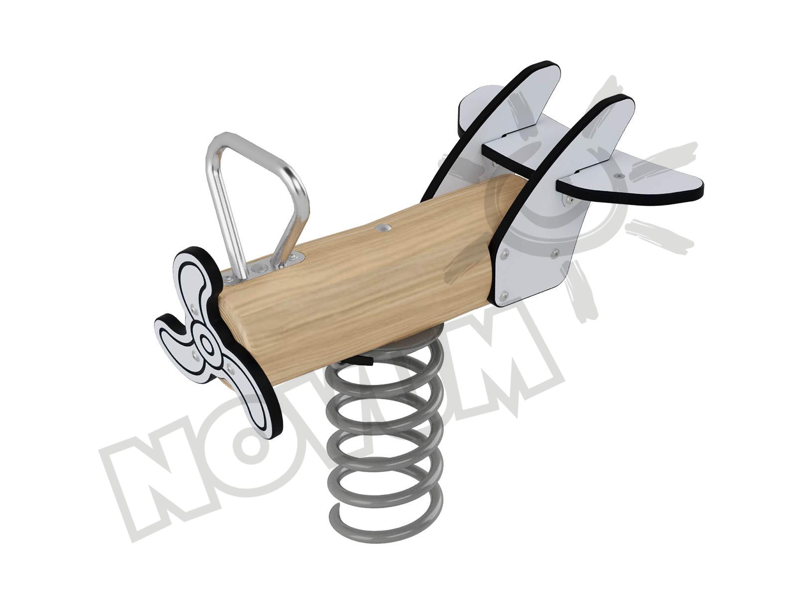 Feber Plane Rocker Plane rocker Robinio / concrete base | 30101