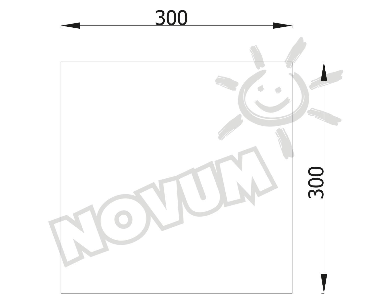 Sandkasten-Abdeckplane 3x3m, für NV3702EP, NV3764EP