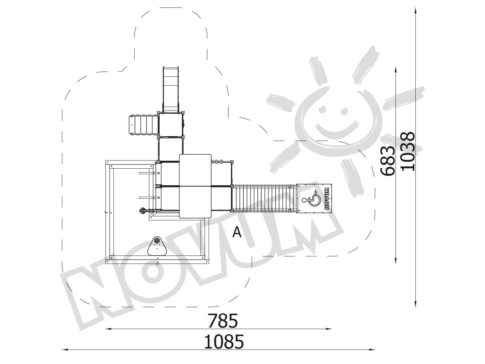 Quadro H Set 12494 mit Sandkasten