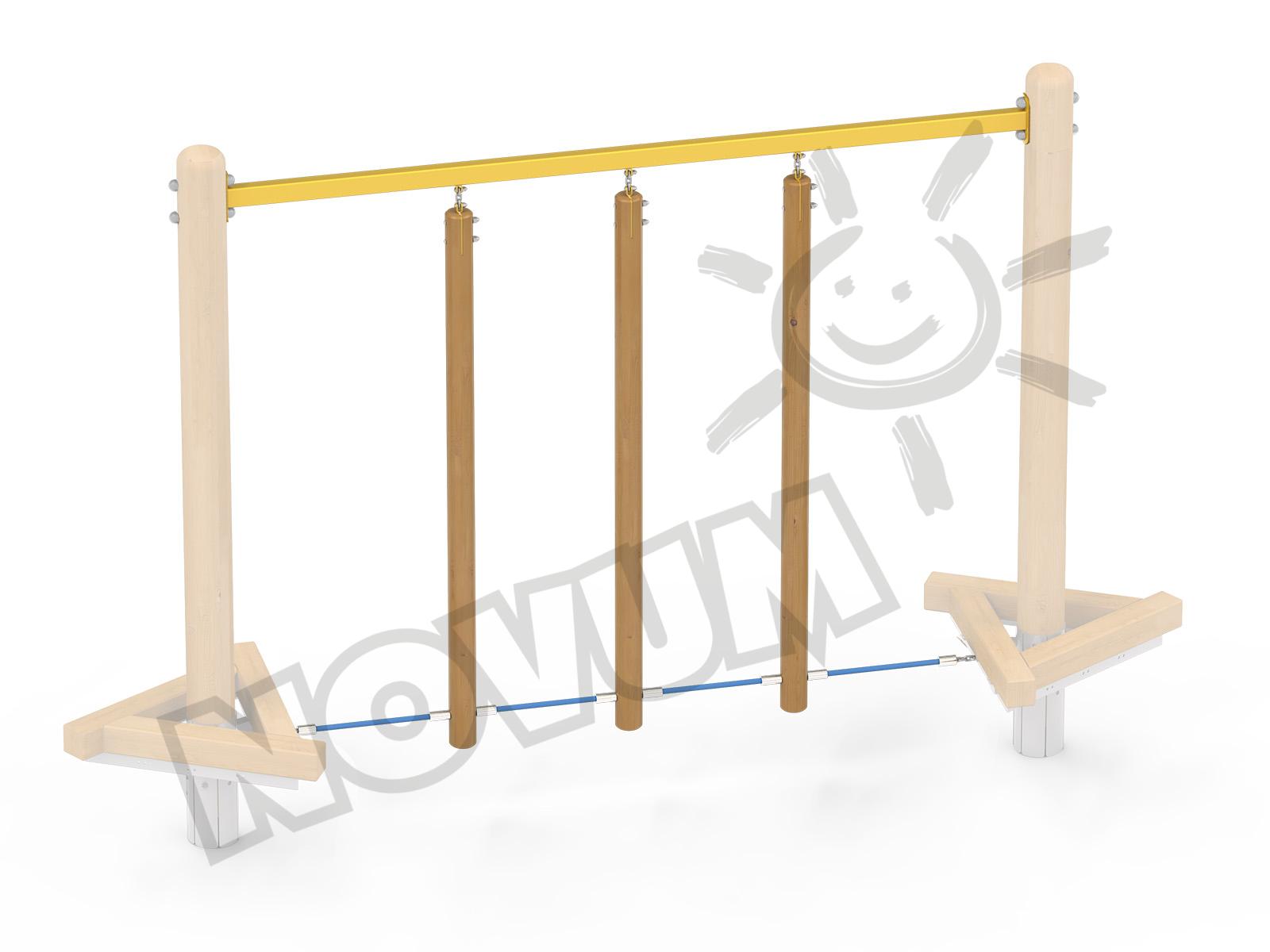 Modul 4 - Holz-Slalom-Brücke