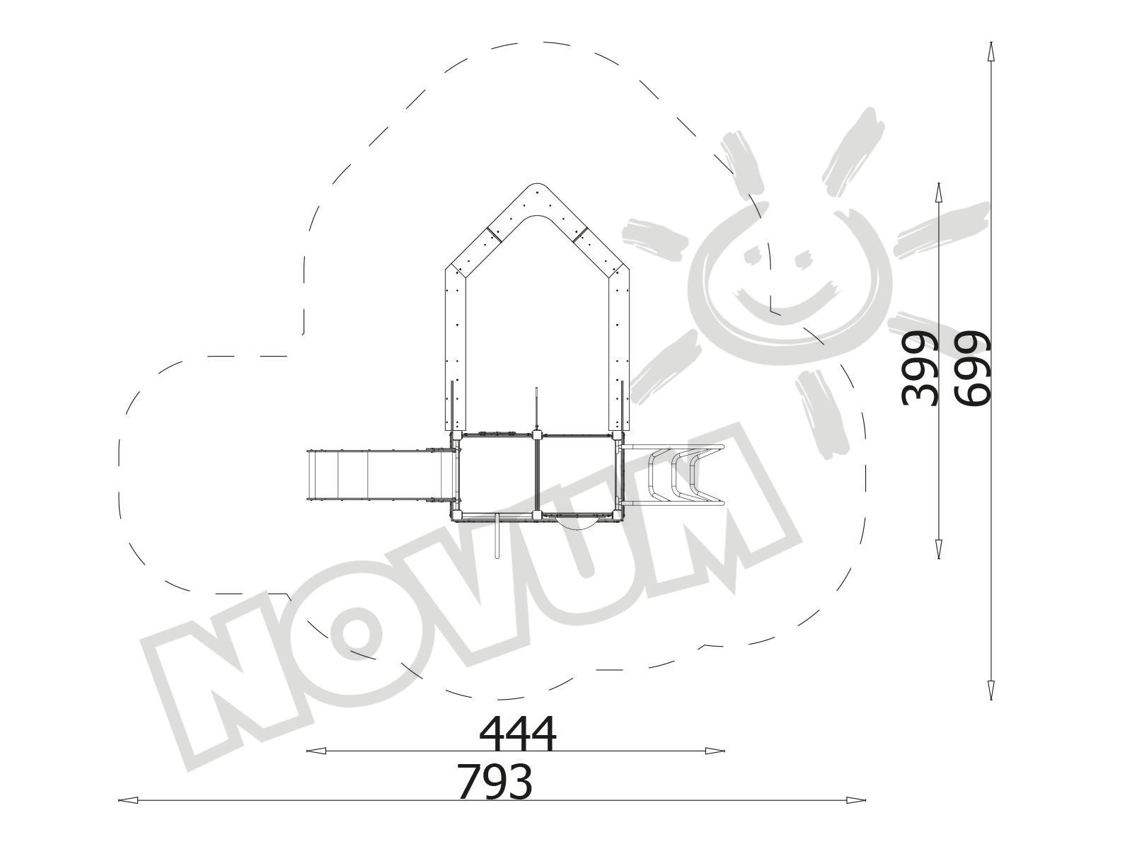 Quadro Me Schiff 12512 mit Sandkasten