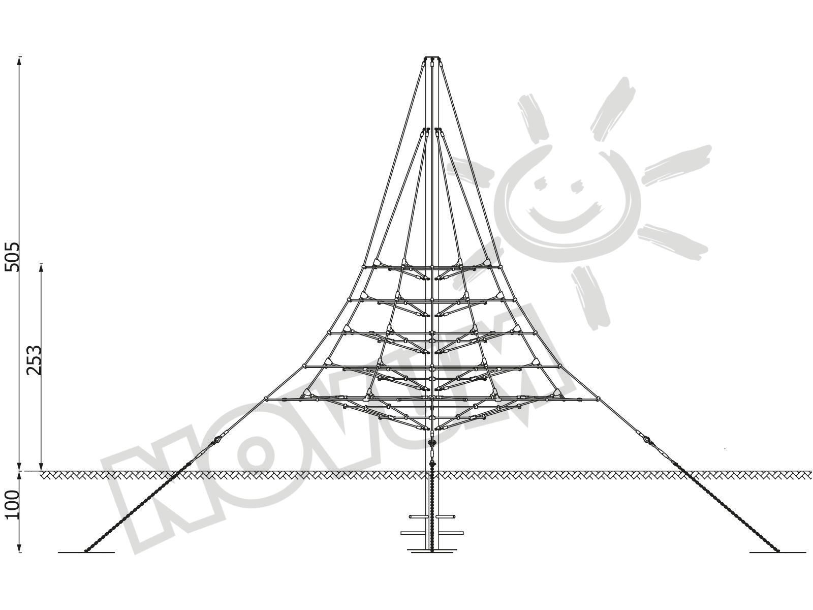 Universum Seil-Pyramide