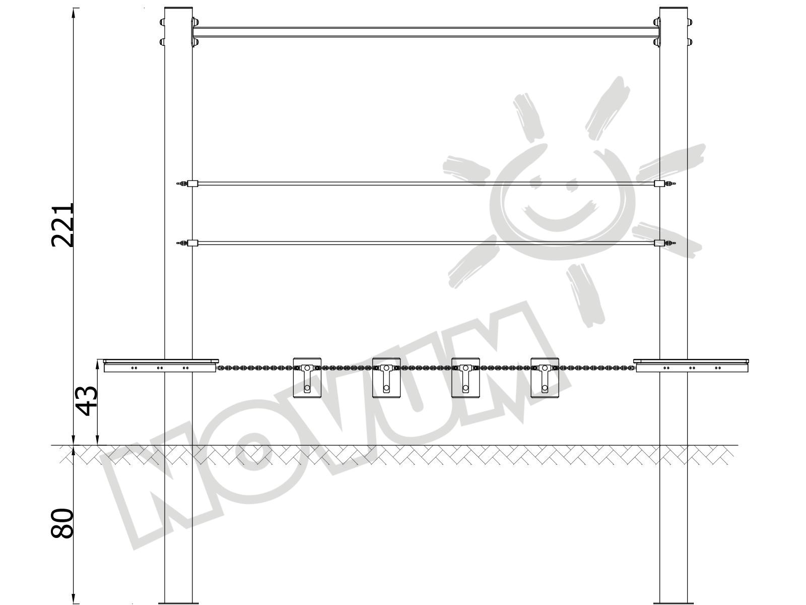 Modul 10 - Poller-Brücke