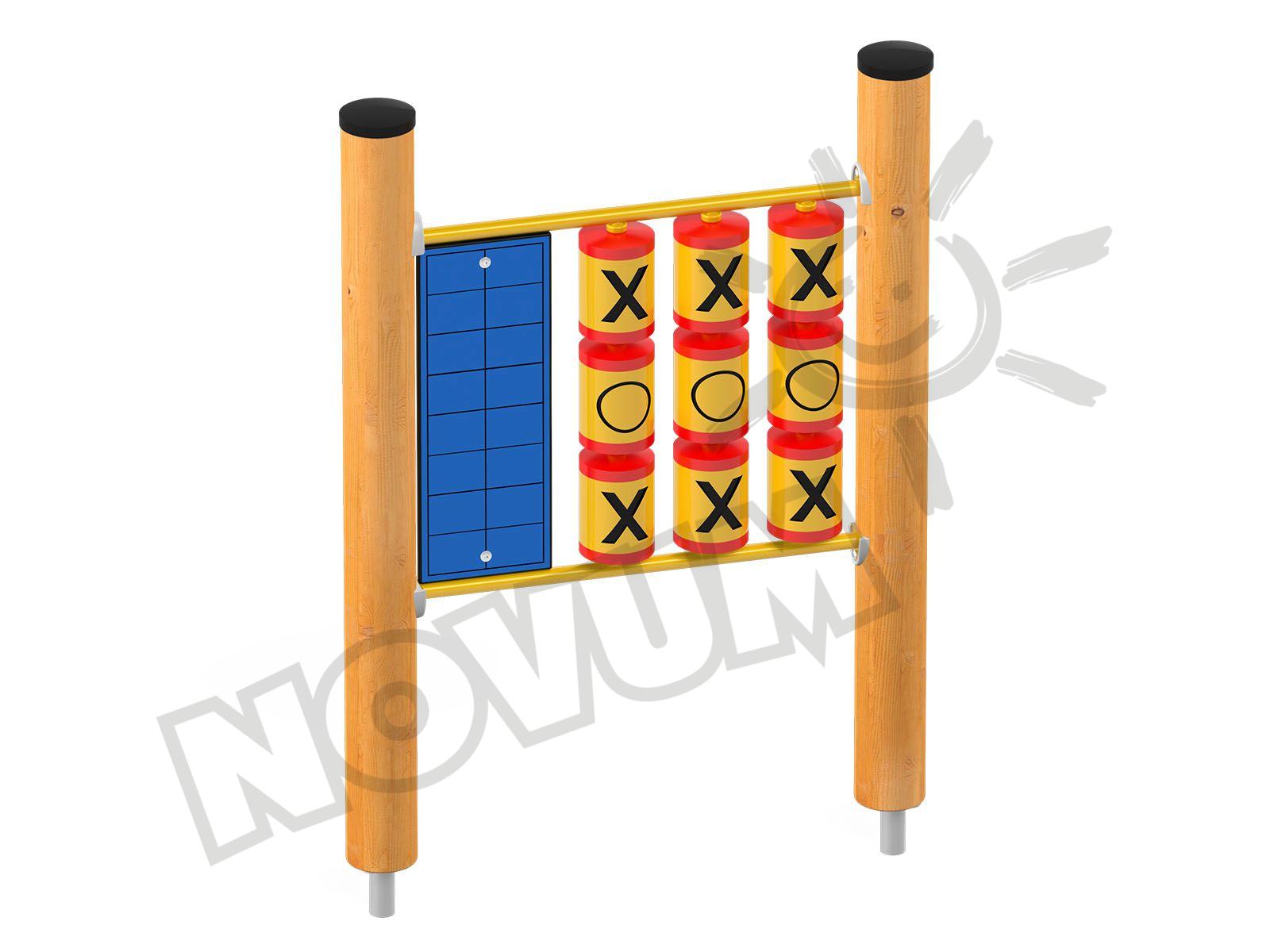 Tic-Tac-Toe Spiel, Holzpfosten