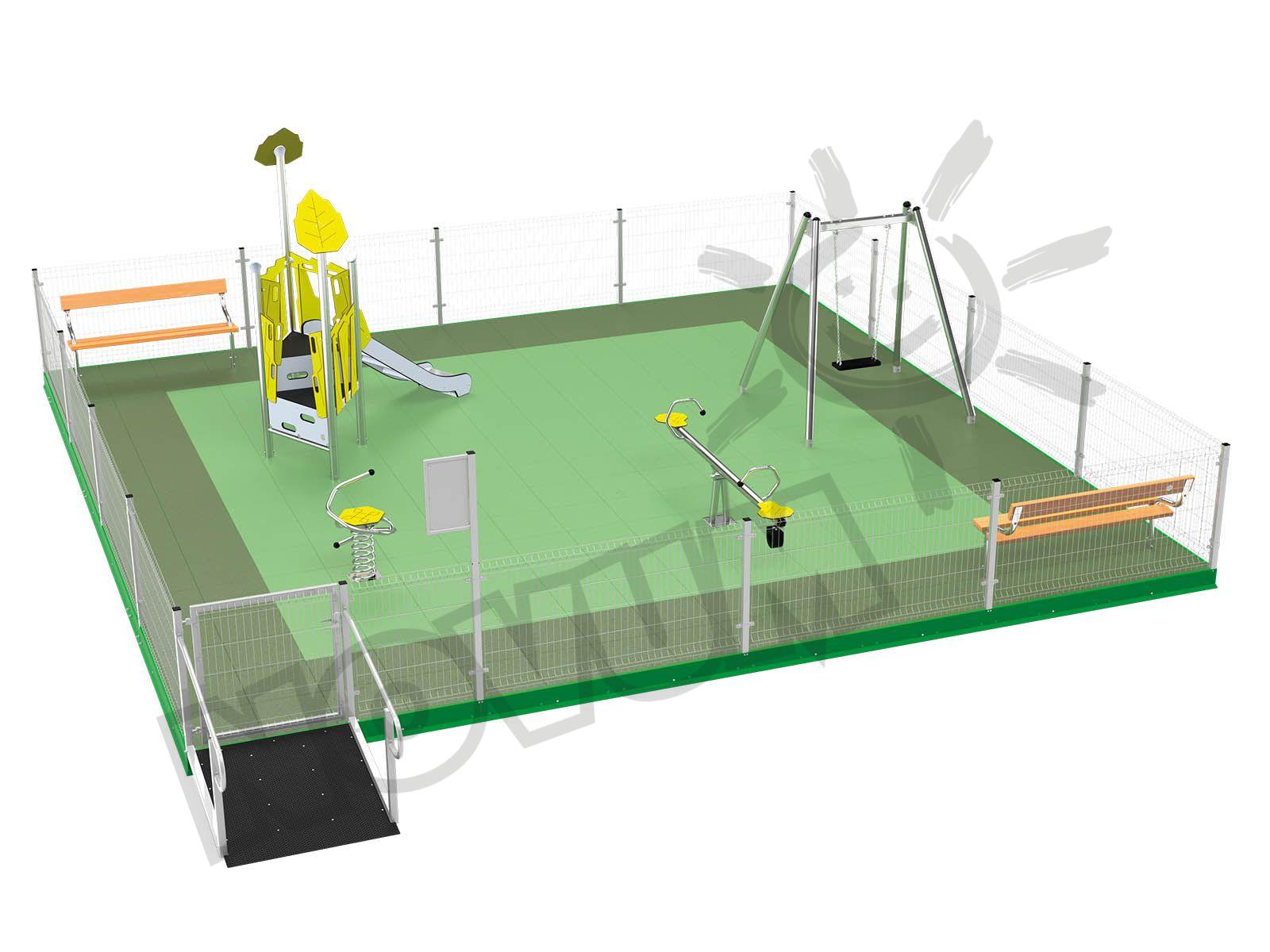 5710 Modularer Spielplatz 8 x 8 m