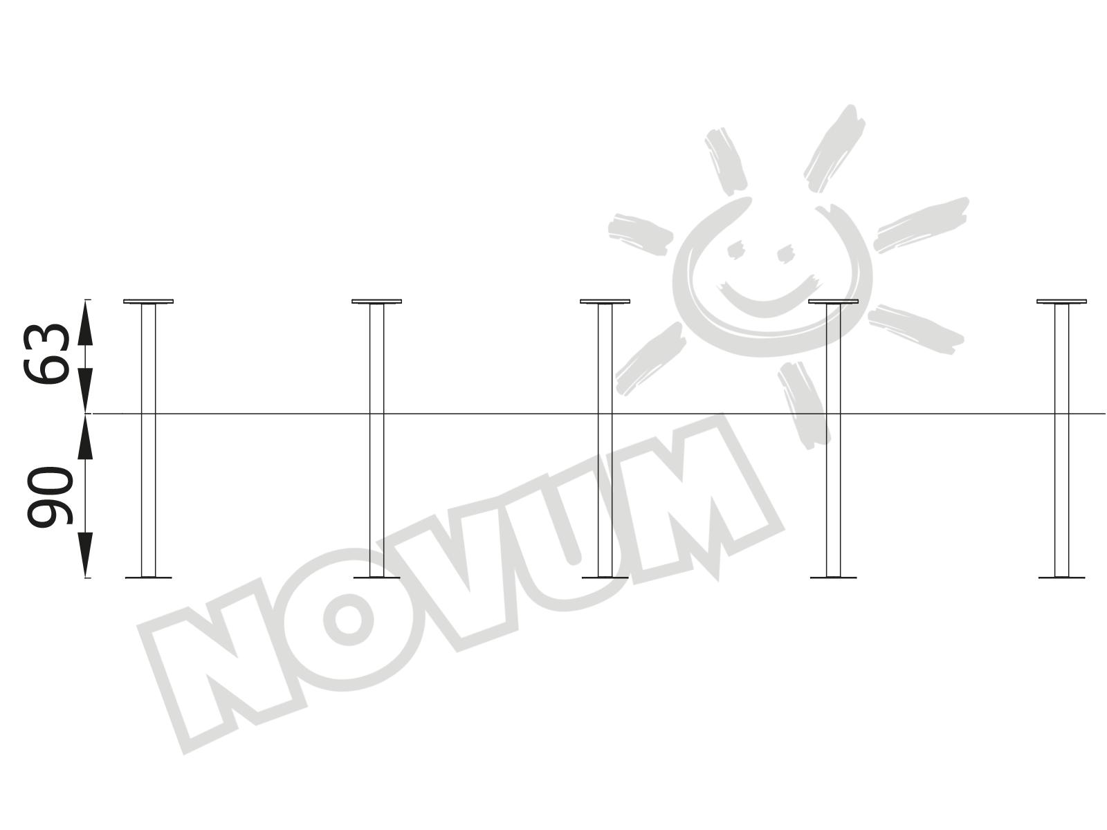 Hüpf-und Slalompfosten, 5er-Set