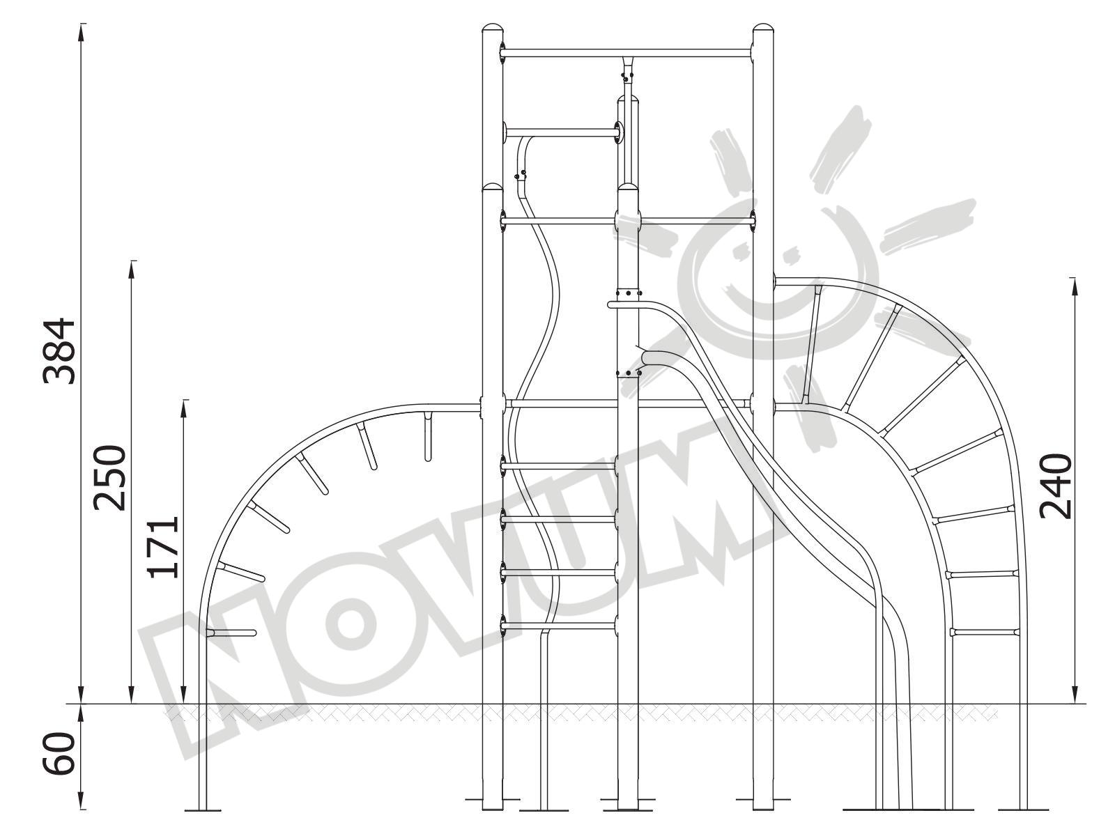 Ferrum Multi-Klettergerät 3