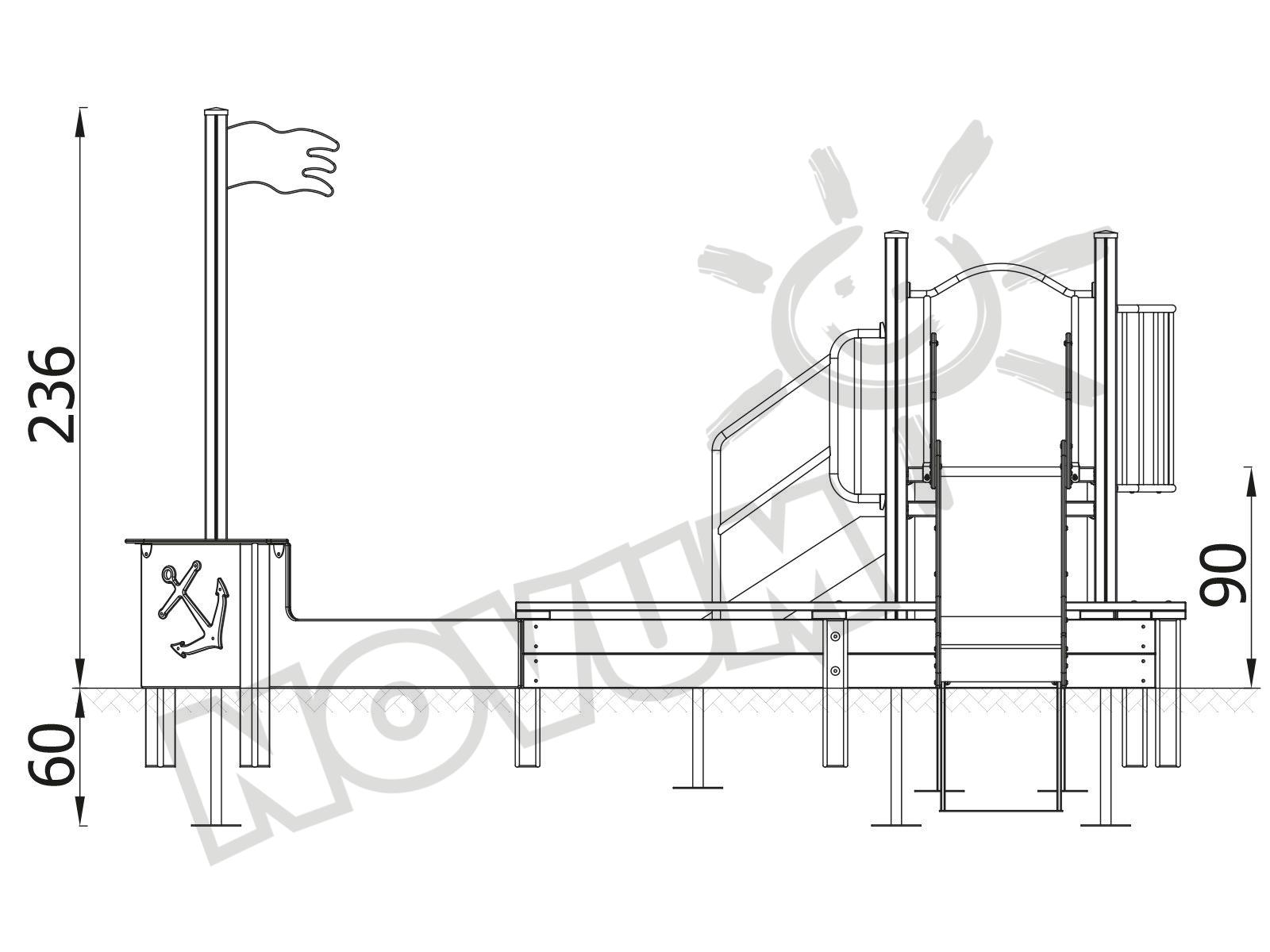 Quadro Simple Schiff 12156