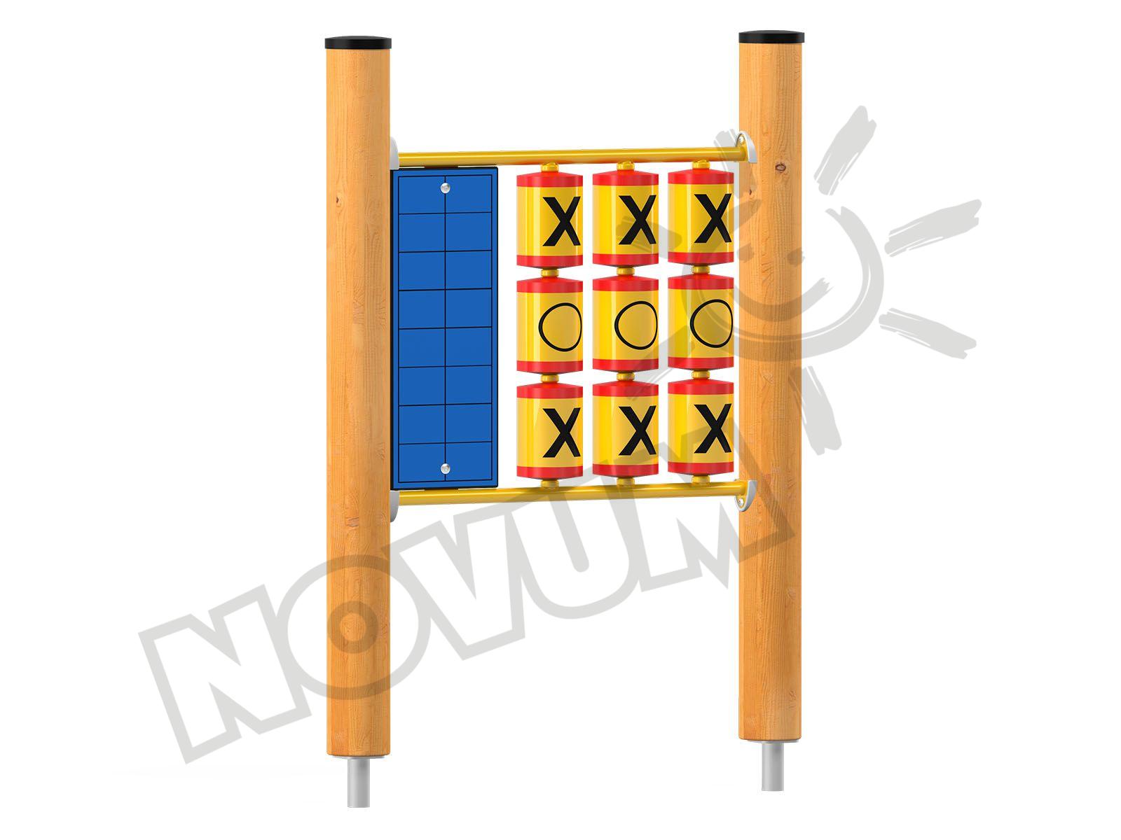 Tic-Tac-Toe Spiel, Holzpfosten