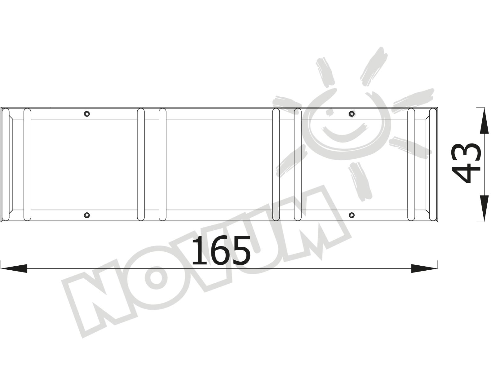 Fahrradständer 4er, Standard