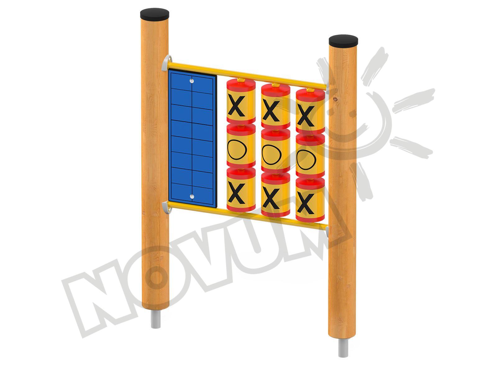 Tic-Tac-Toe Spiel, Holzpfosten