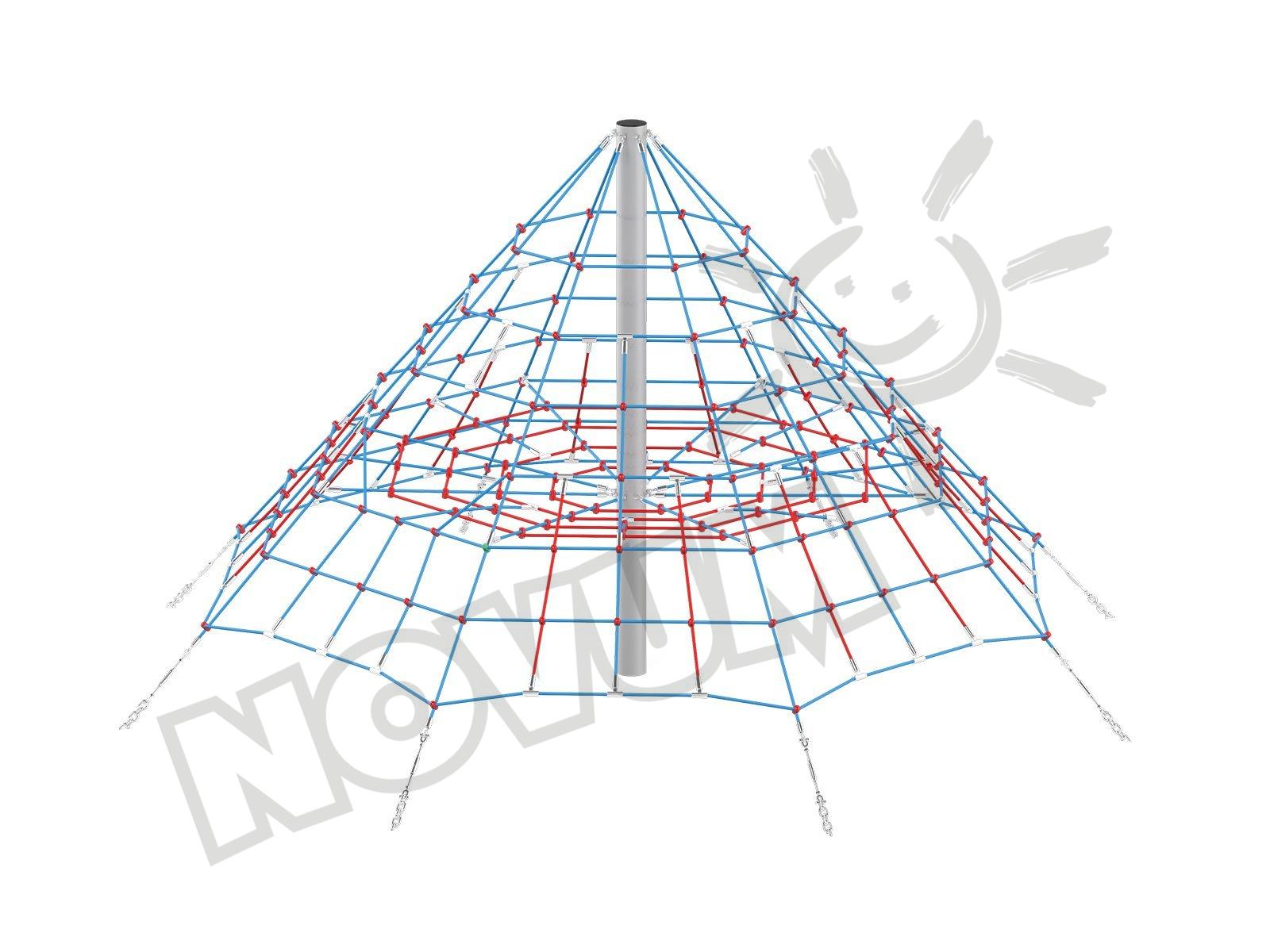 Spinnennetz-Pyramide