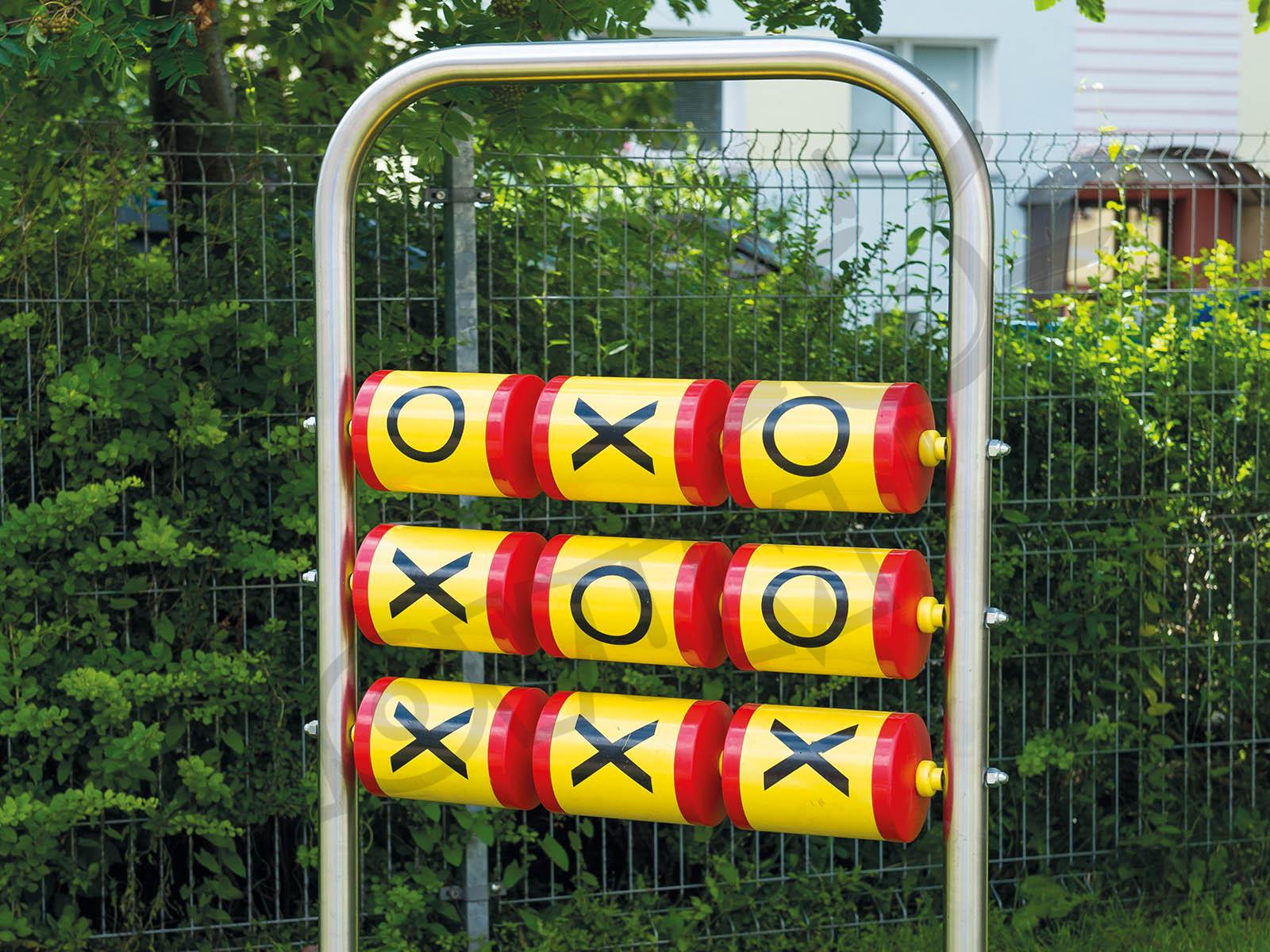 Tic-Tac-Toe Spiel, Metallpfosten