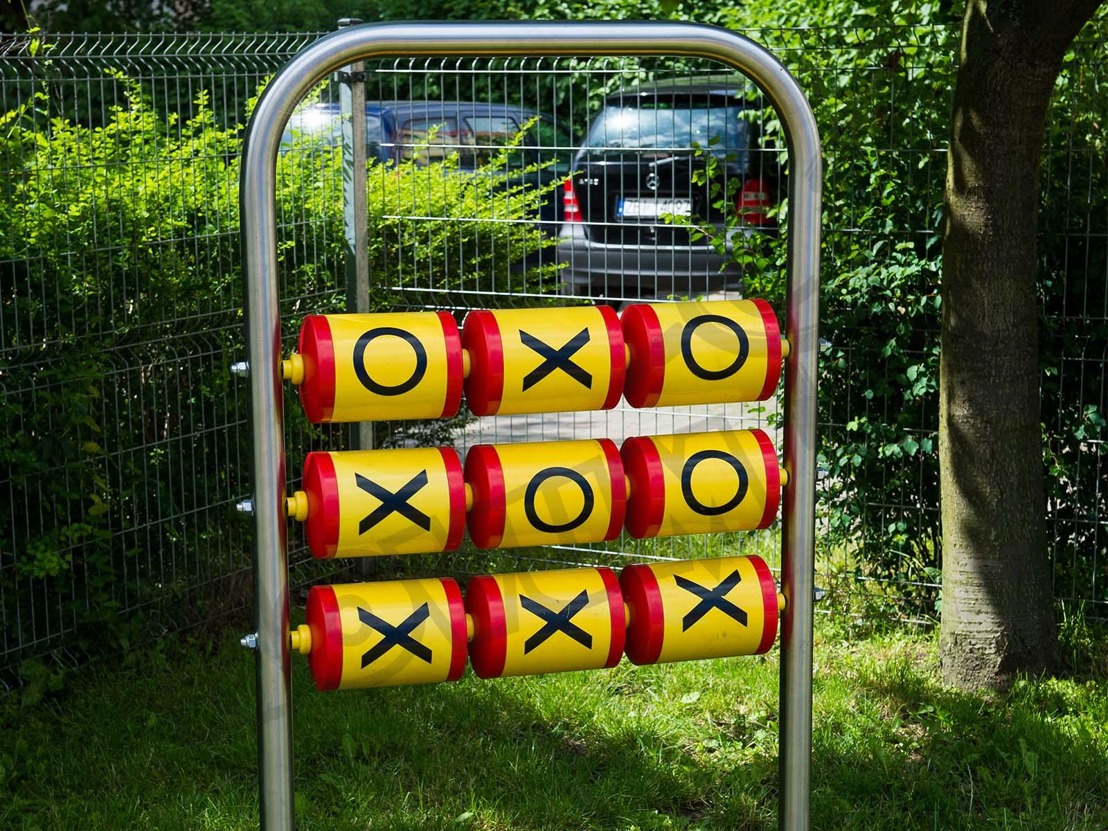 Tic-Tac-Toe Spiel, Metallpfosten