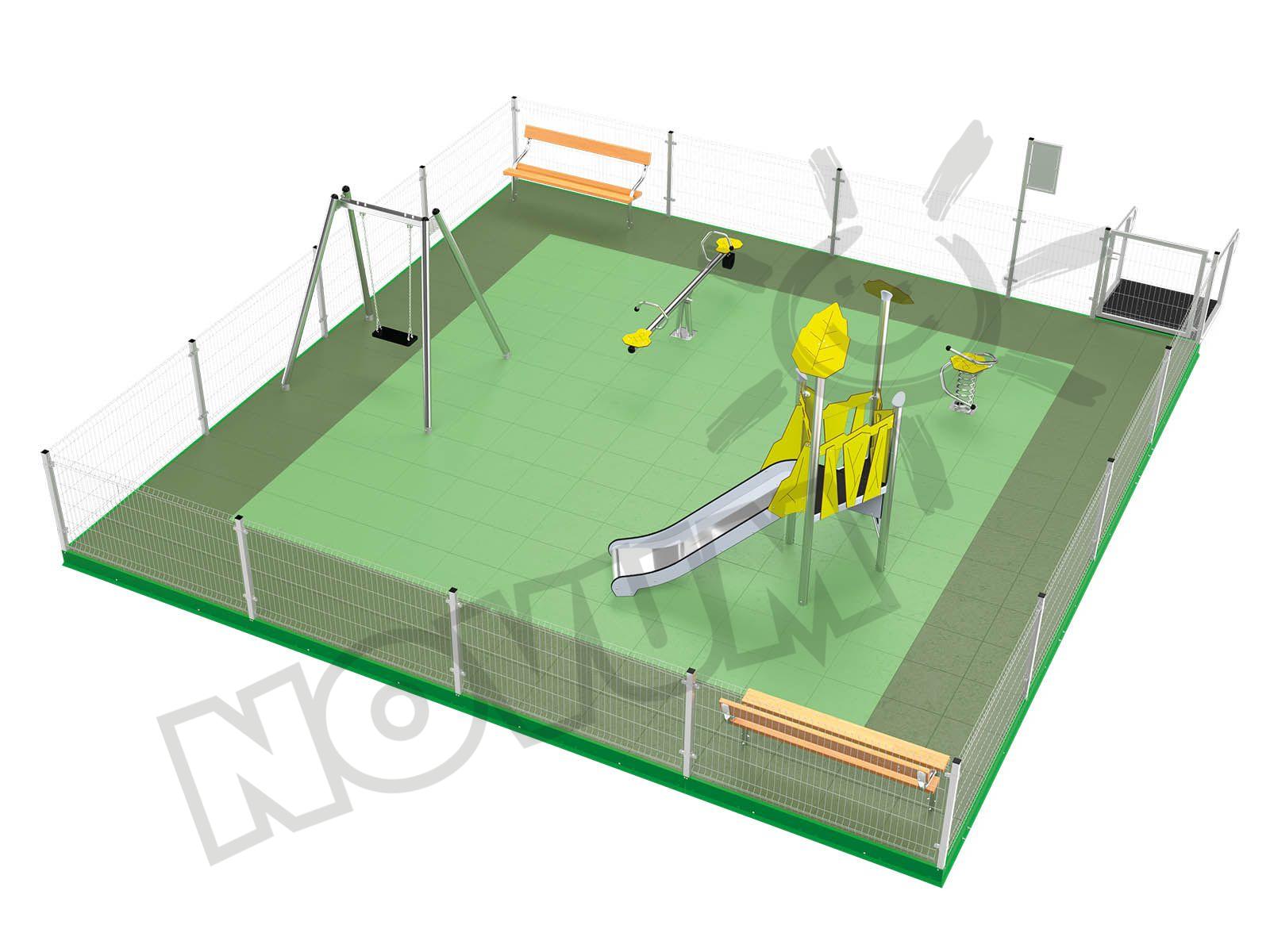 5710 Modularer Spielplatz 8 x 8 m