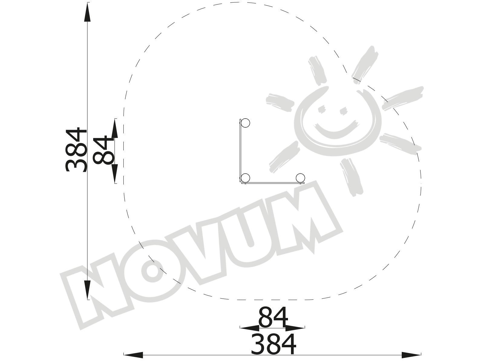 Doppelmaltafel, Metallpfosten