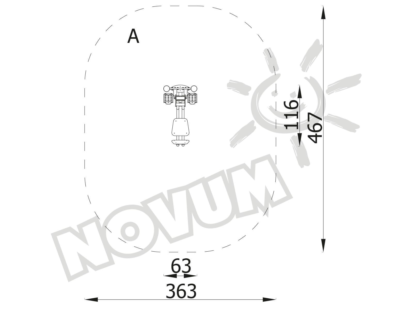 Beinpresse, zur Pylonenmontage