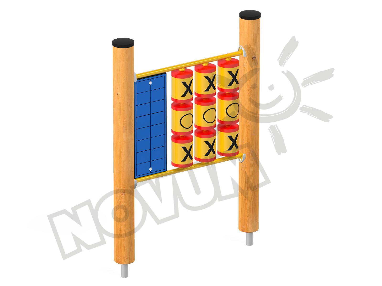 Tic-Tac-Toe Spiel, Holzpfosten