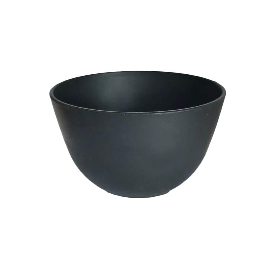 SHEIN CZARNA SILIKONOWA MISKA S07__10X8,8