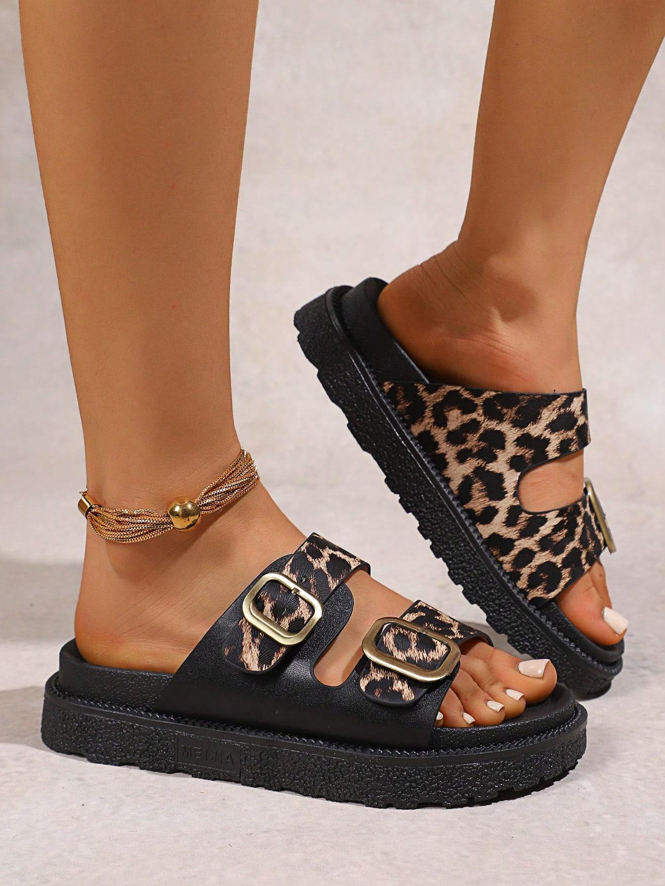SHEIN KLAPKI ANIMAL PRINT S06__40,5