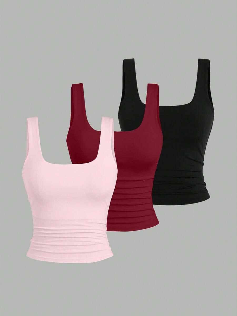 SHEIN TOP RAMIĄCZKA 3-PACK S06__S
