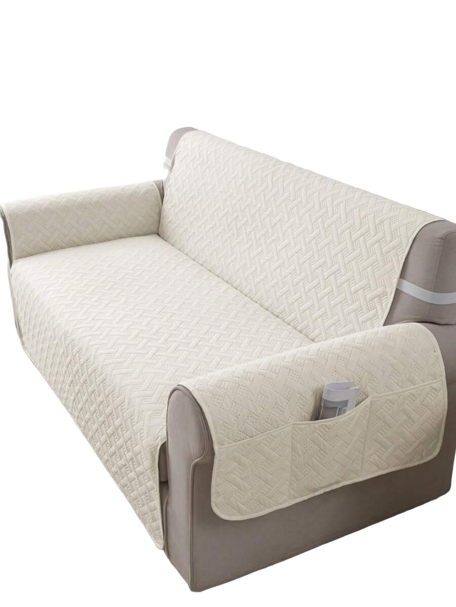 SHEIN BIAŁY POKROWIEC NA SOFĘ S07__ 130X196CM