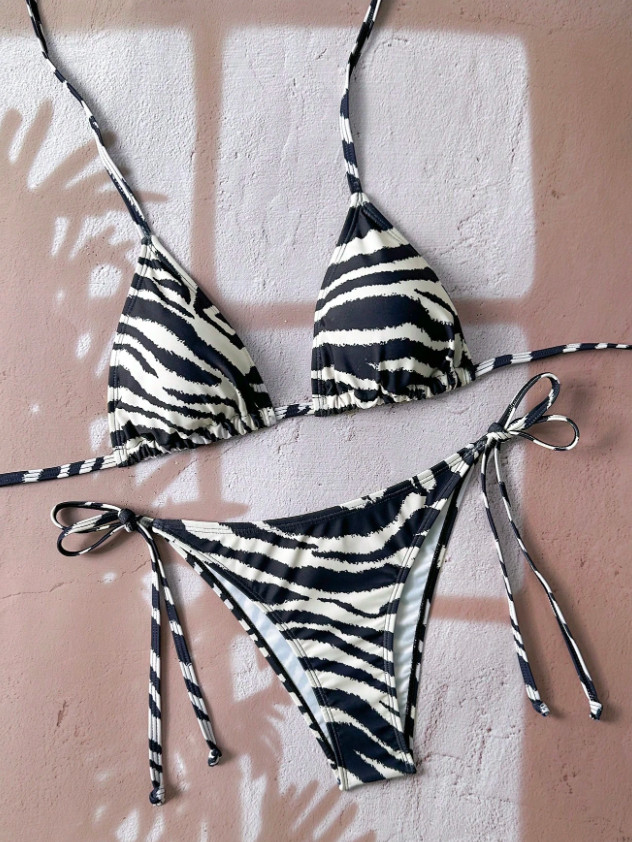 SWIM VCAY DWUCZĘŚCIOWY STRÓJ KĄPIELOWY ANIMAL PRINT S09__S