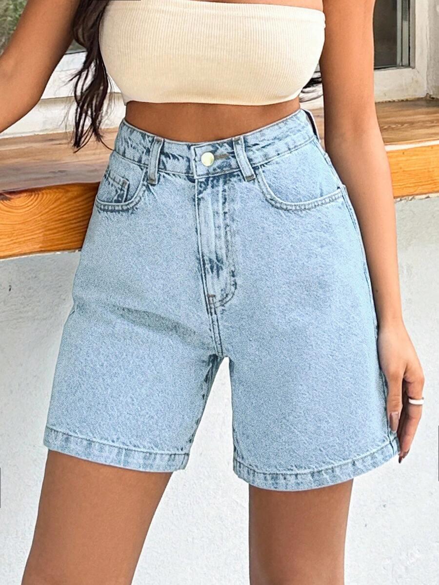 SHEIN KRÓTKIE SPODENKI JEANSOWE S06__48