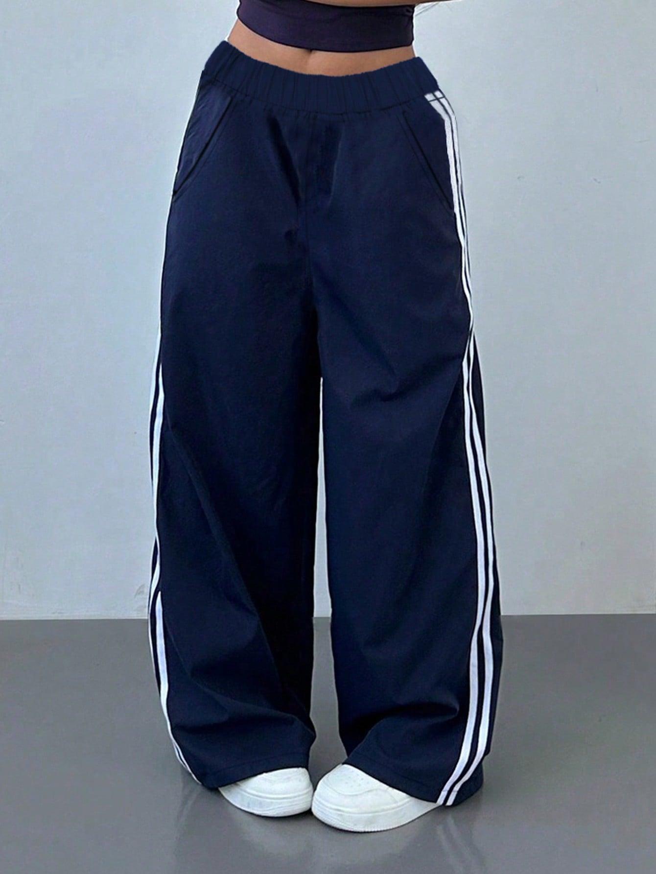 SHEIN GRANATOWE SPODNIE S06__164/170
