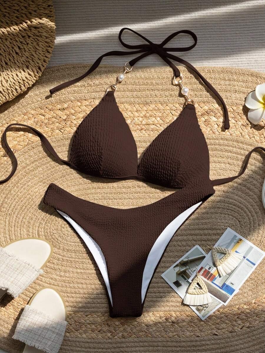 SHEIN DWUCZĘŚCIOWY STRÓJ KĄPIELOWY S09__M