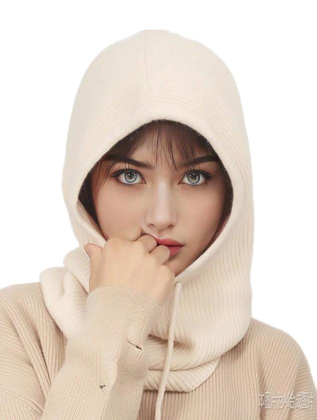 SHEIN BEŻOWA DZIANINOWY KOMIN W01__55/60